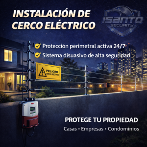 Instalación de Cerco Eléctrico con sistema disuasivo perimetral